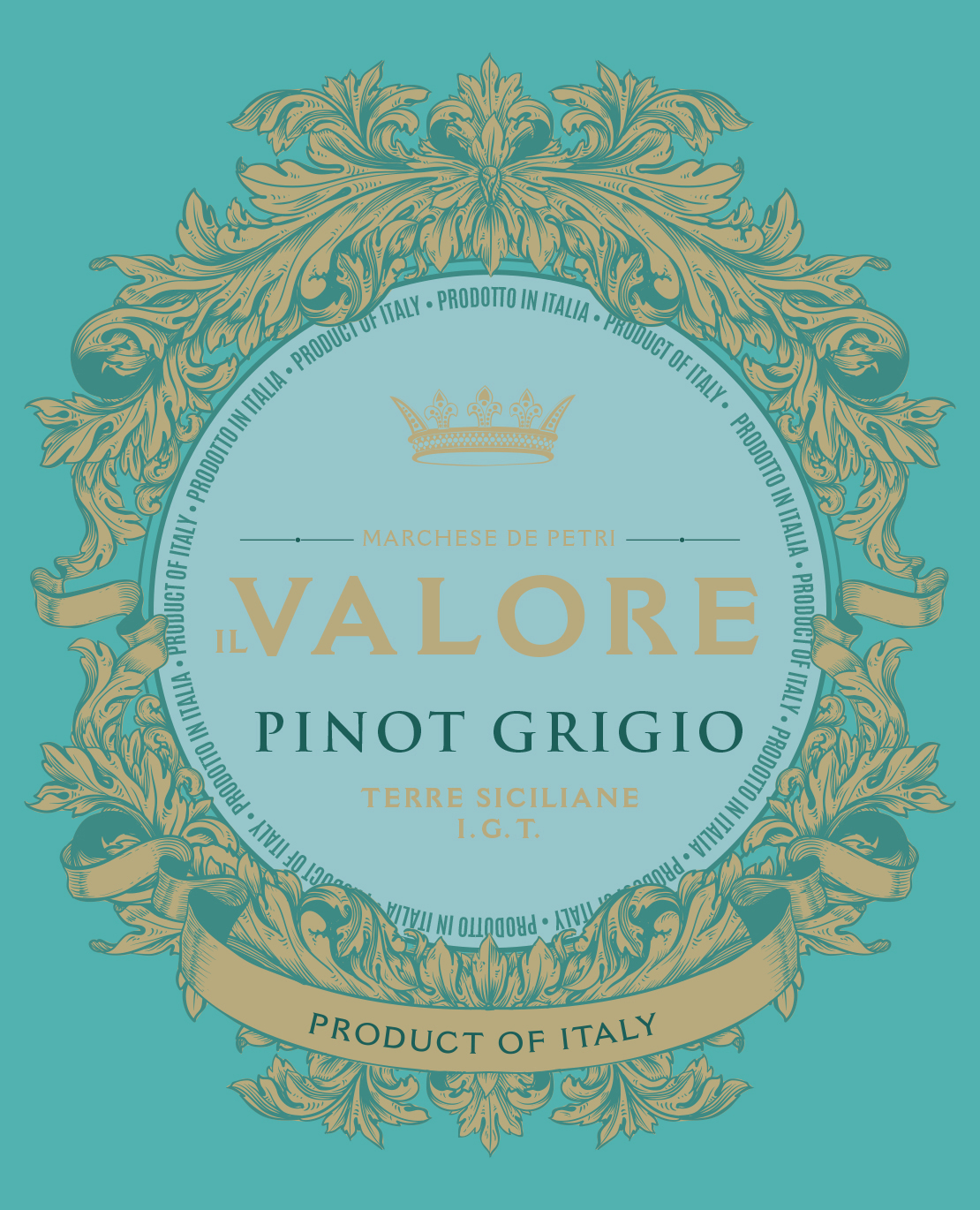 TABC label artwork for IL VALORE