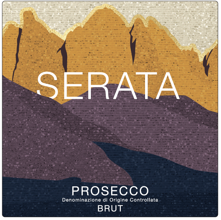 TABC label artwork for Serata Prosecco