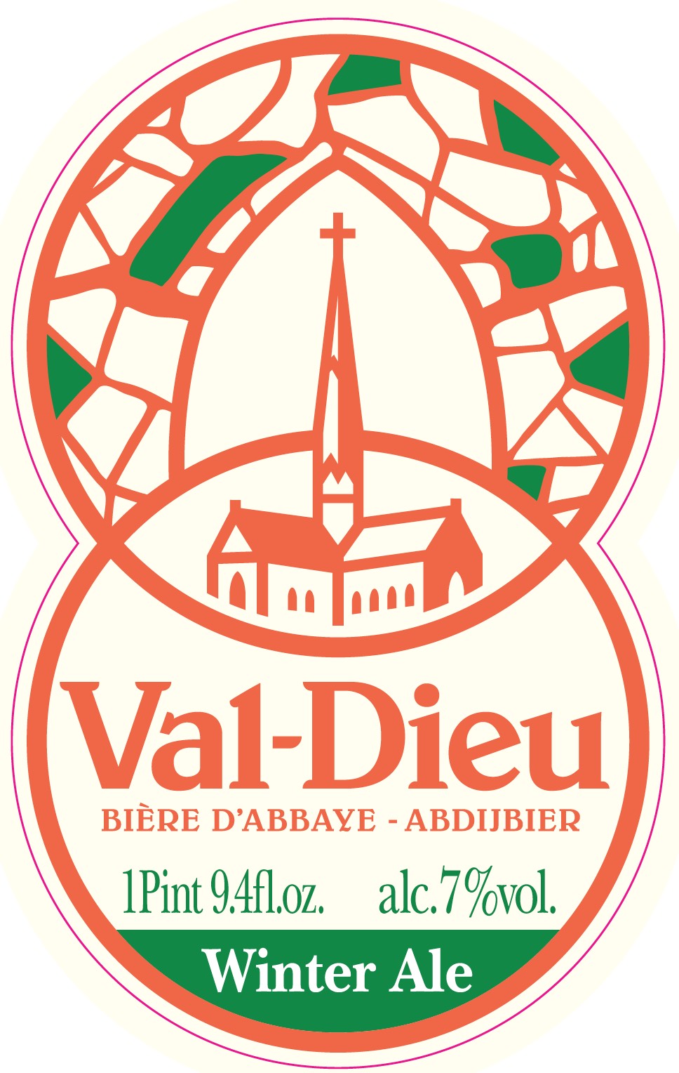 TABC label artwork for VAL DIEU WINTER ALE