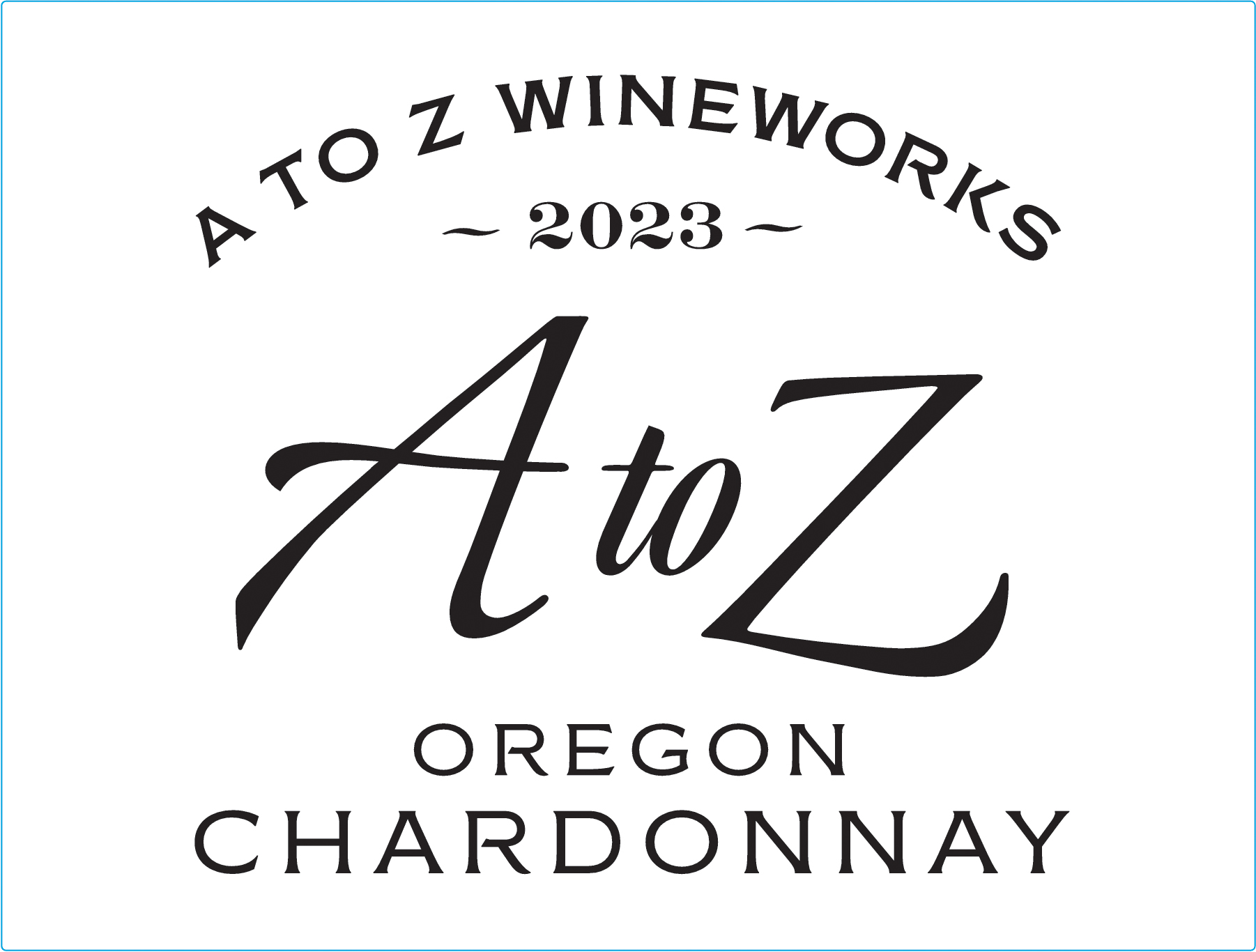 TABC label artwork for A to Z Wineworks Chardonnay