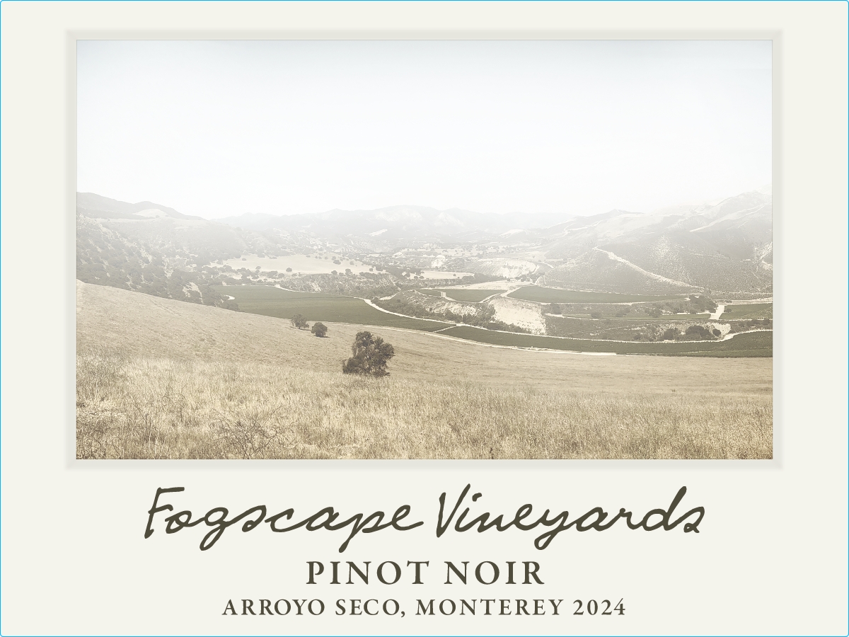 TABC label artwork for Fogscape Vineyards Pinot Noir, Arroyo Seco (688)