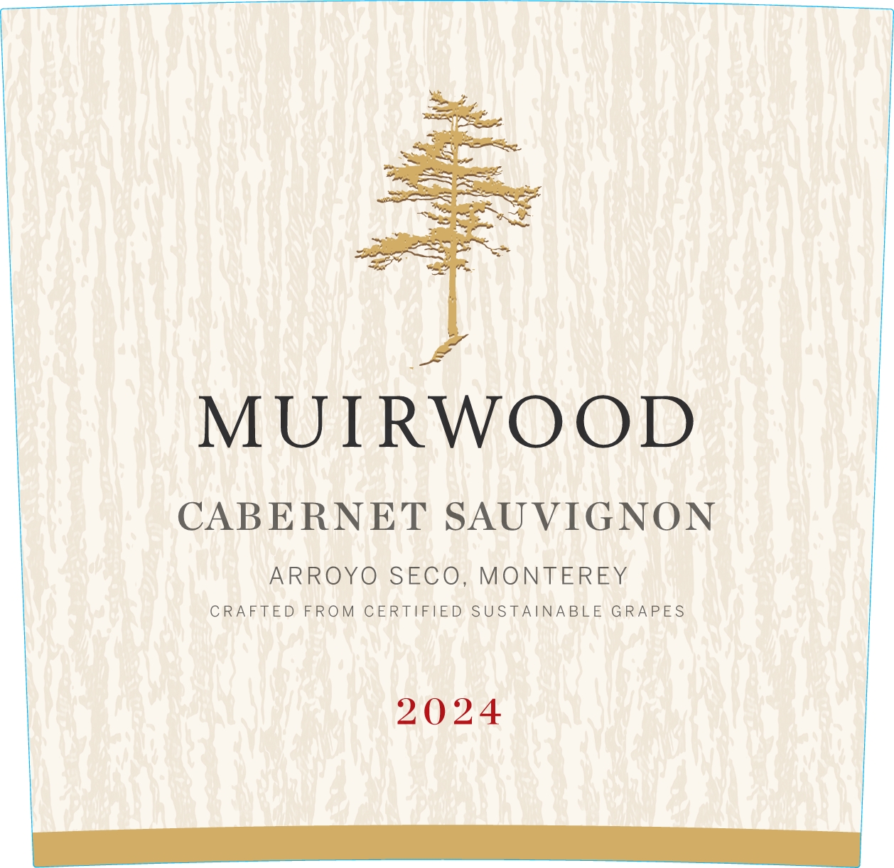 TABC label artwork for Muirwood Cabernet Sauvignon, Arroyo Seco, Monterey (855)