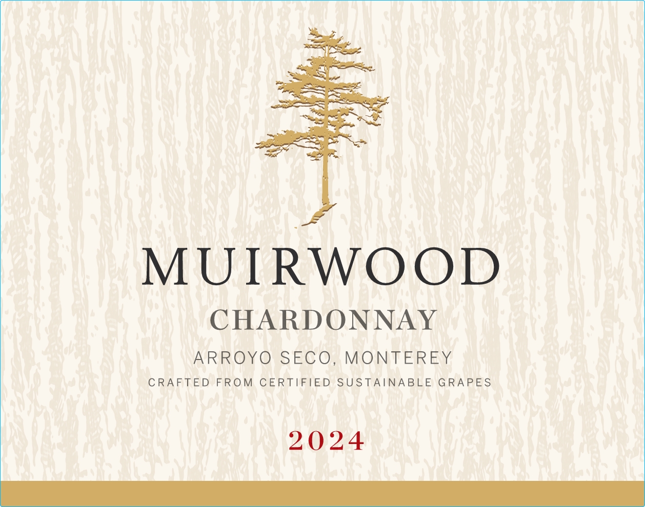 TABC label artwork for Muirwood Chardonnay, Arroyo Seco, Monterey (857)