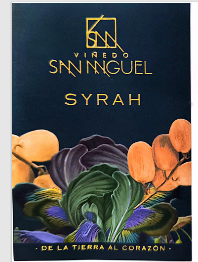 TABC label artwork for Vinedo San Miguel Syrah