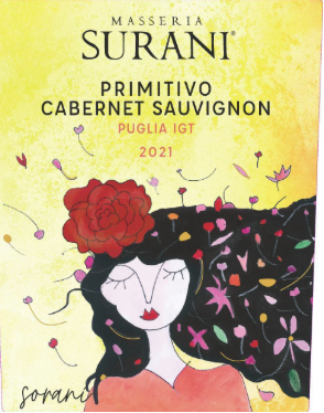 TABC label artwork for Masseria Surani Primitivo Cabernet Sauvignon