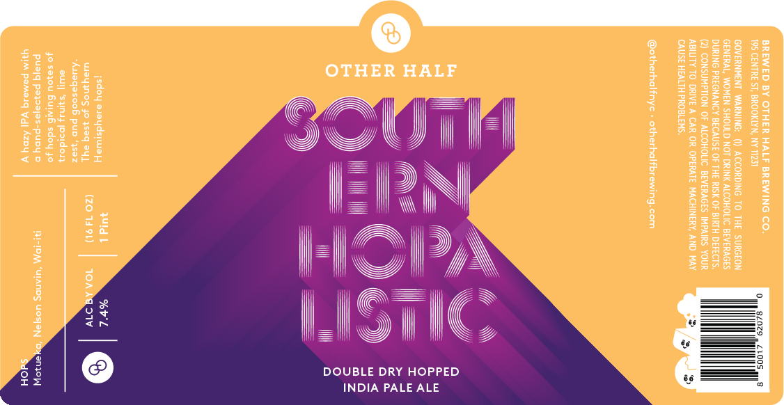 TABC label artwork for Southernhopalistic