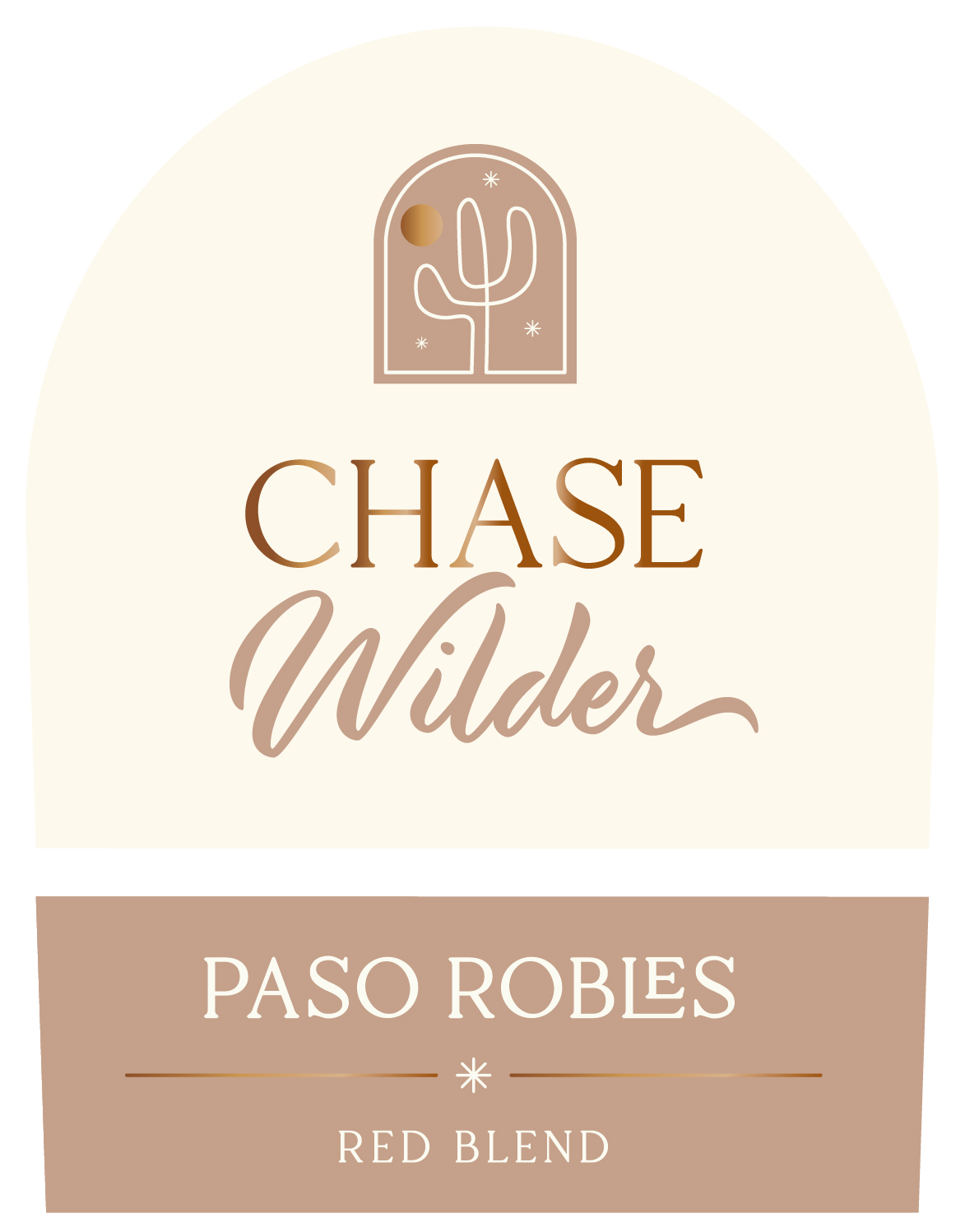 TABC label artwork for CHASE WILDER Paso Robles Red Blend