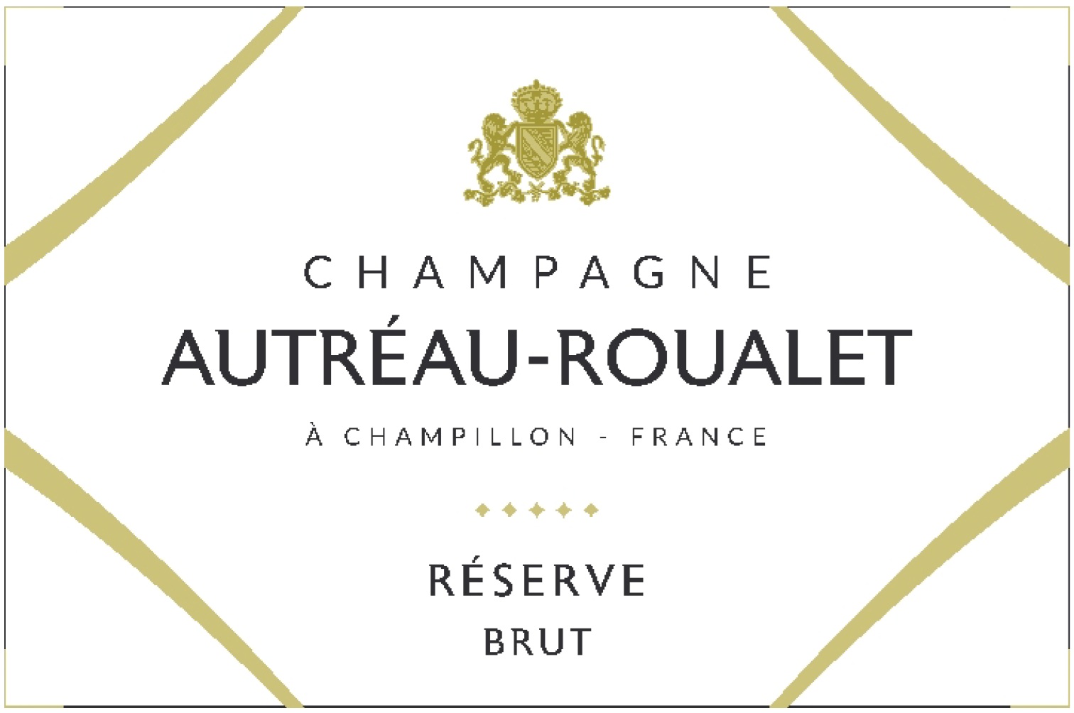 TABC label artwork for AUTREAU-ROUALET BRUT RESERVE