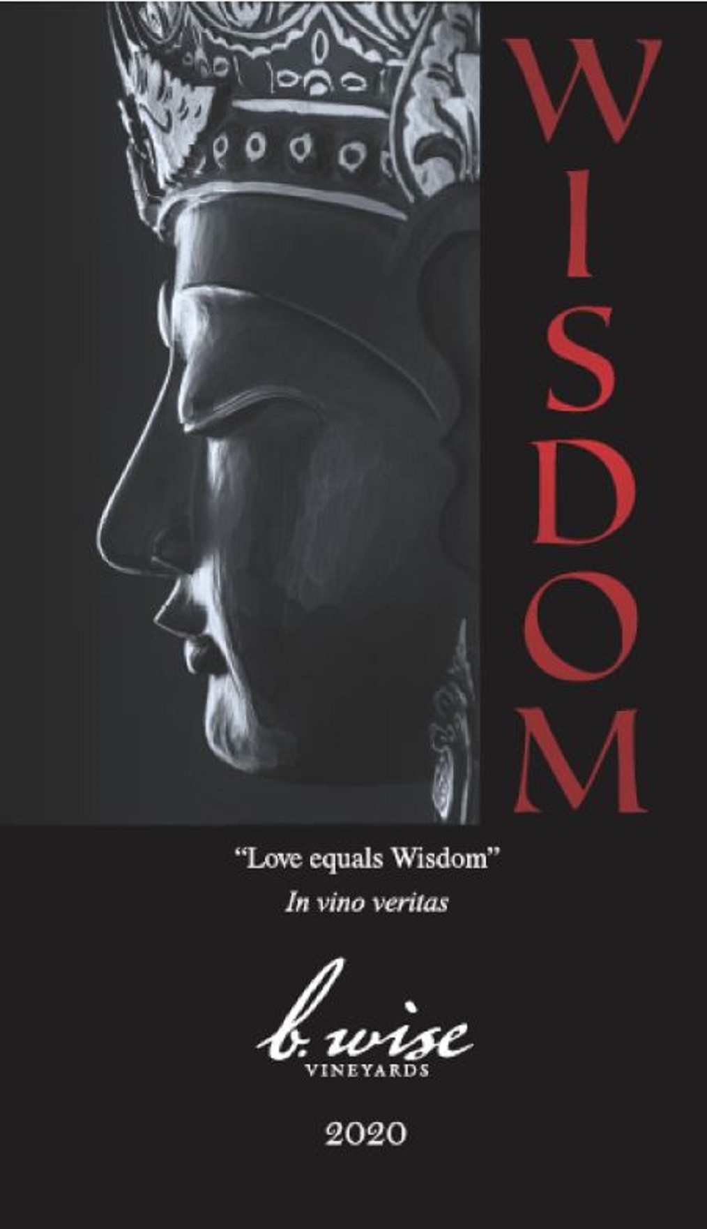TABC label artwork for B. Wise Vineyards Wisdom Proprietary Red Blend