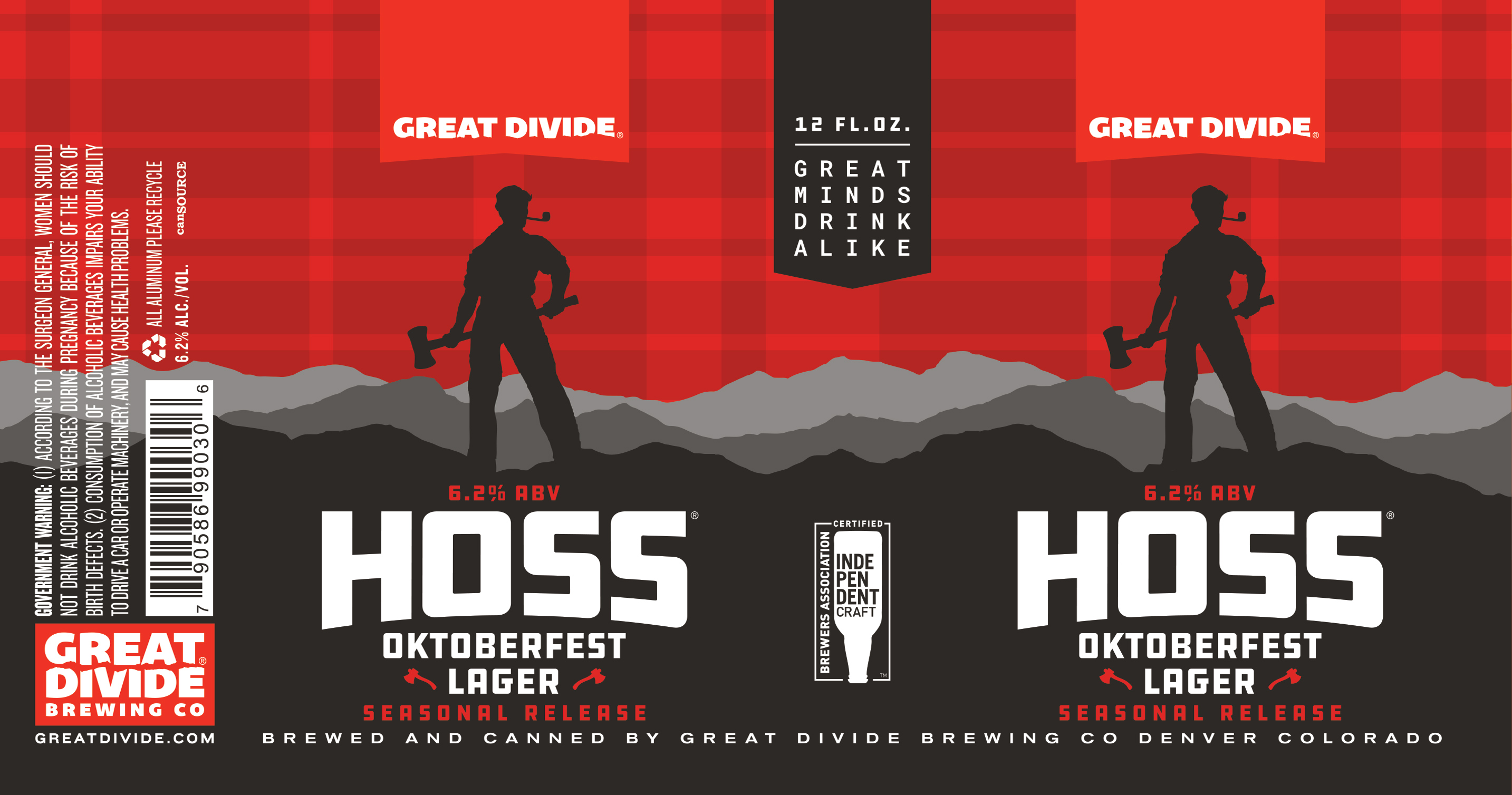 TABC label artwork for HOSS OKTOBERFEST LAGER