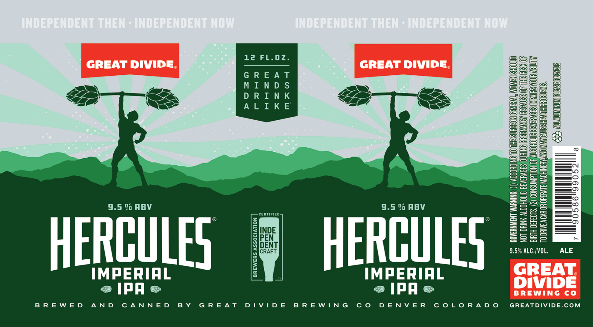 TABC label artwork for HERCULES IMPERIAL IPA