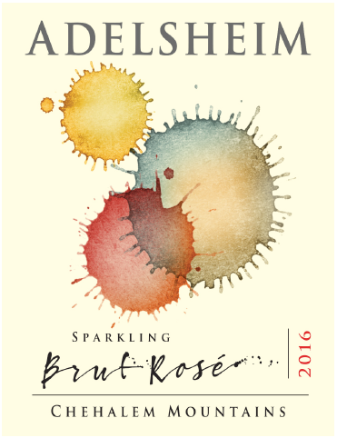 TABC label artwork for Adelsheim Vineyard Sparkling Brut Rose