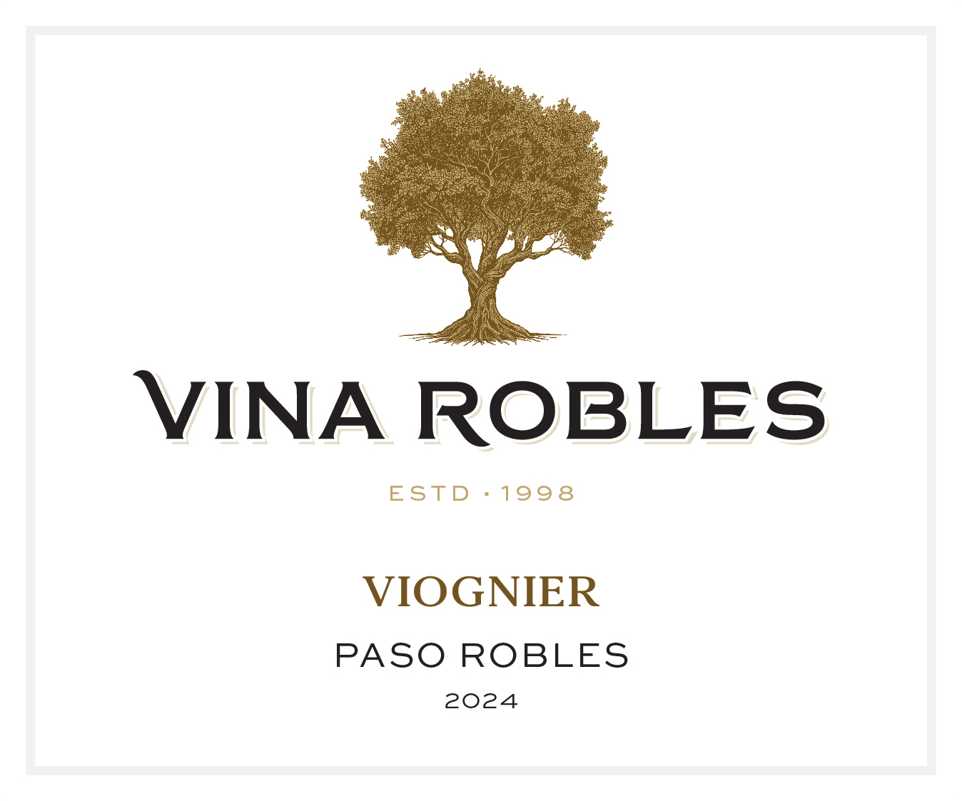 TABC label artwork for VINA ROBLES Viognier Paso Robles 25-0792