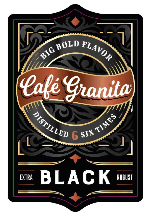 TABC label artwork for CAFE GRANITA BLACK