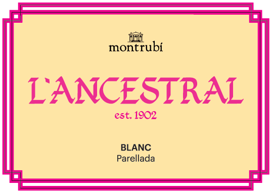 TABC label artwork for Mont Rubi L'Ancestral Blanc Pet Nat