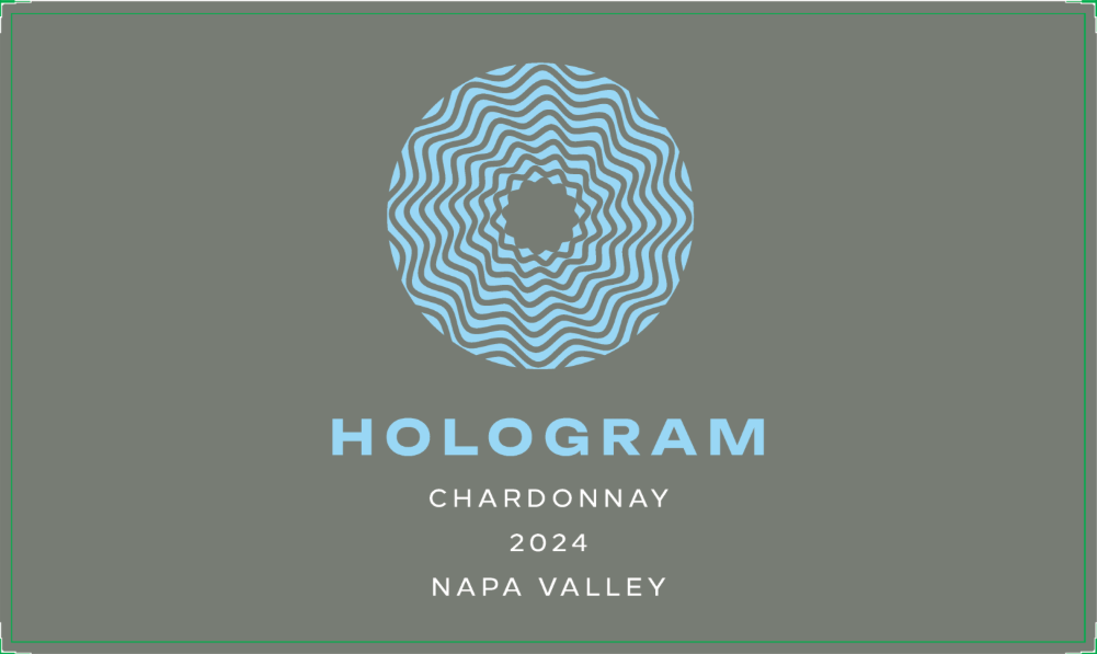 TABC label artwork for Hologram Chardonnay Napa Valley