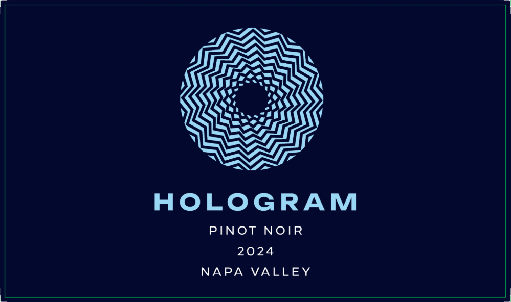 TABC label artwork for Hologram Pinot Noir Napa Valley