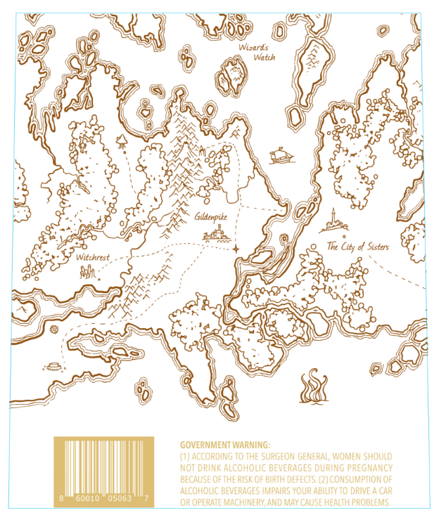 TABC label artwork for Find Familiar Spirits Quests End Dragon