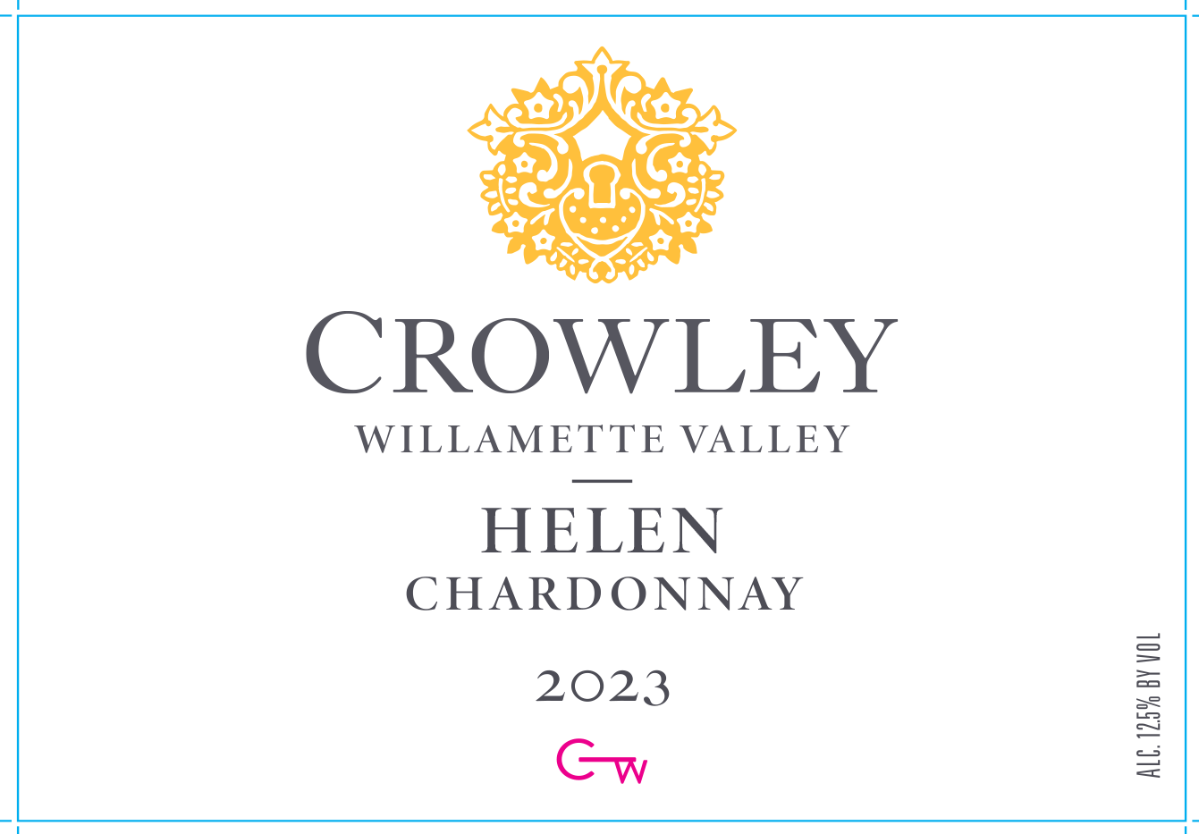 TABC label artwork for Crowley Helen Chardonnay