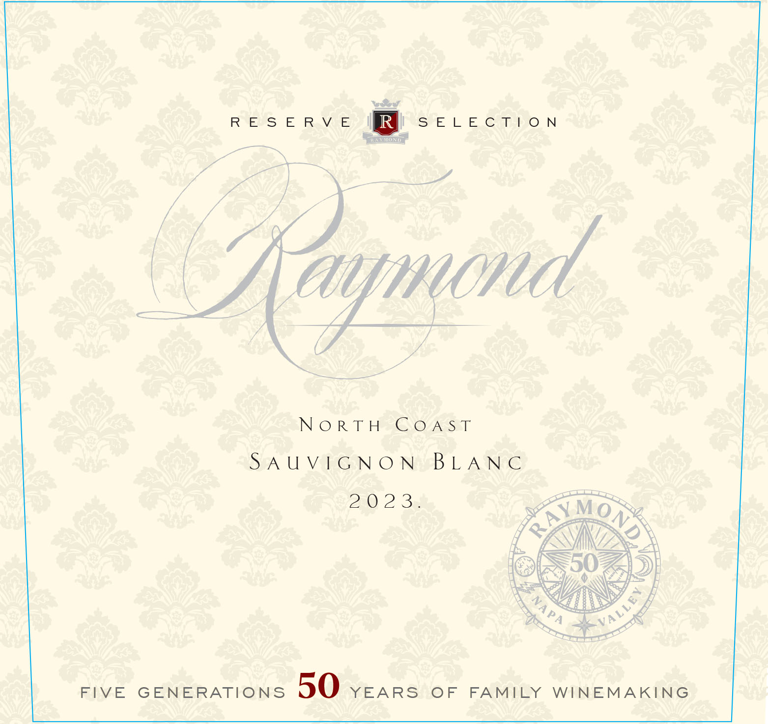 TABC label artwork for RAYMOND RESERVE SELECTION SAUVIGNON BLANC