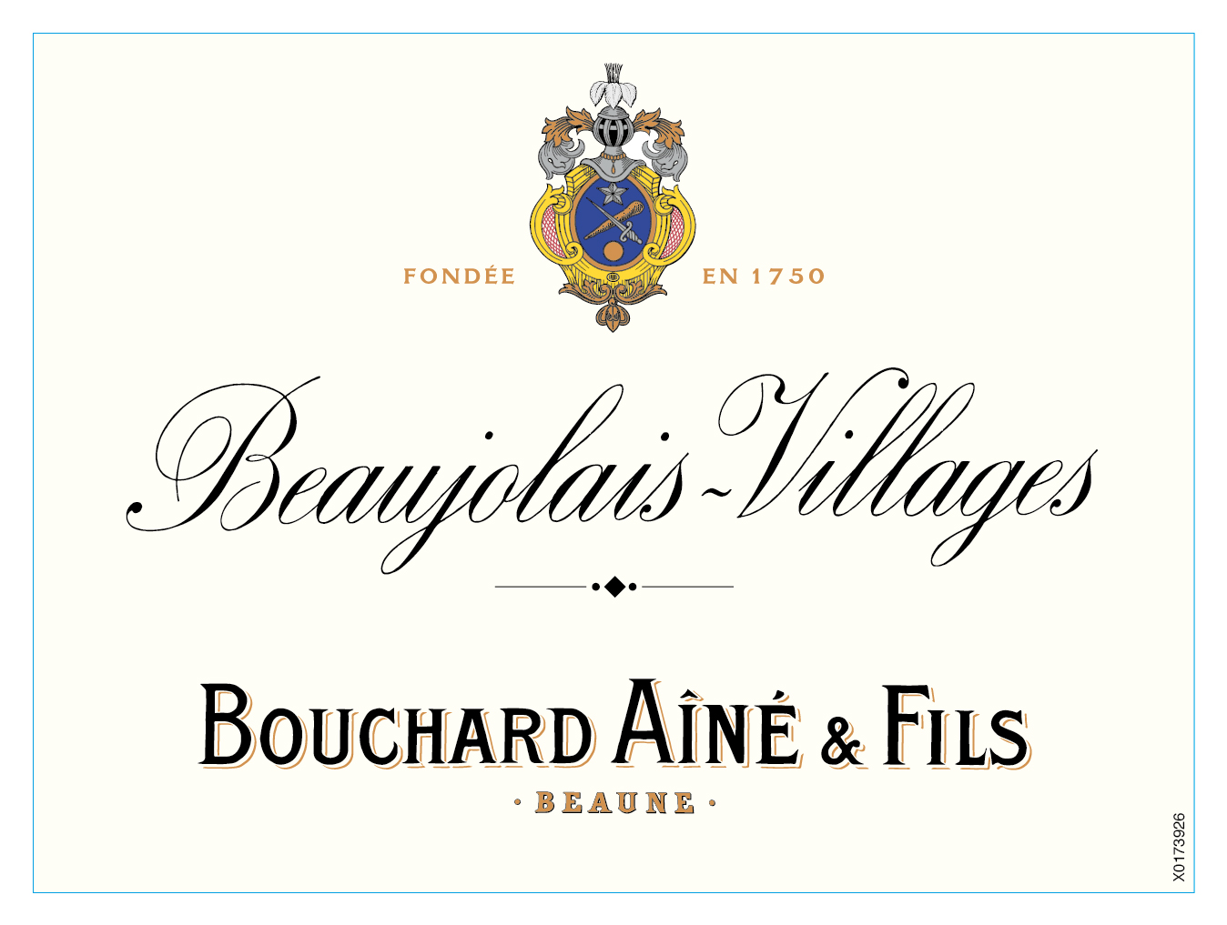 TABC label artwork for BOUCHARD AINE & FILS