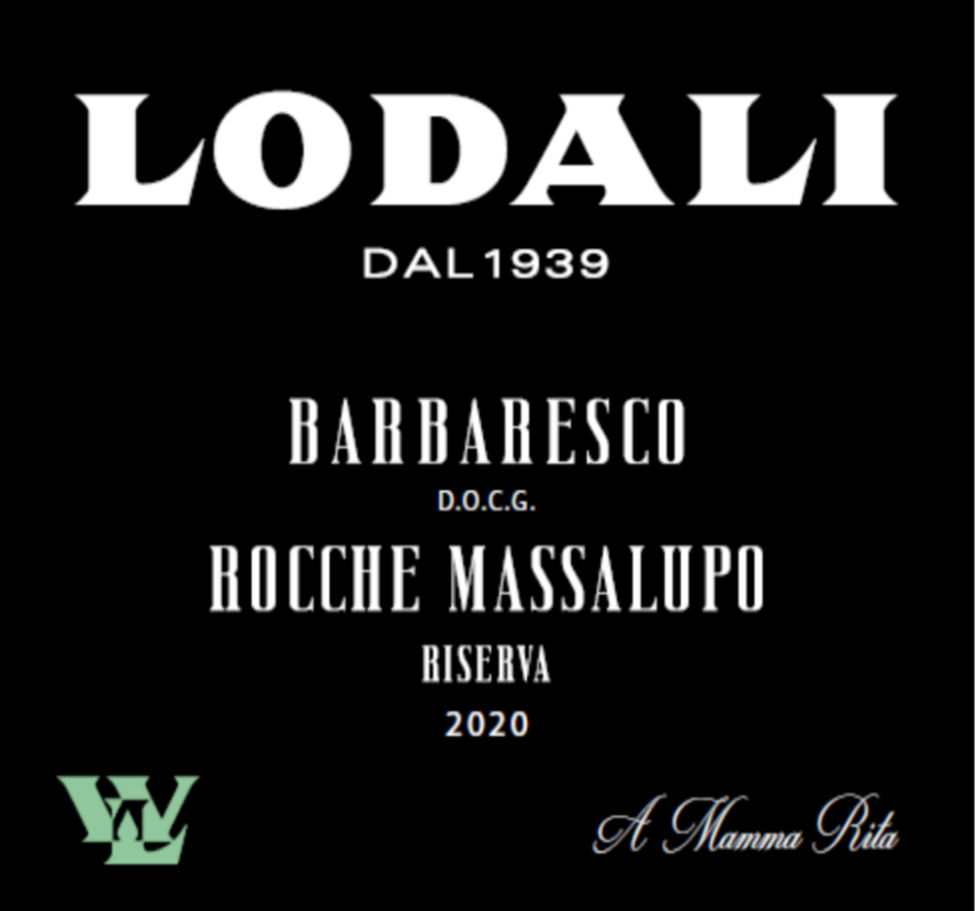 TABC label artwork for LODALI ROCCHE MASSALUPO RISERVA