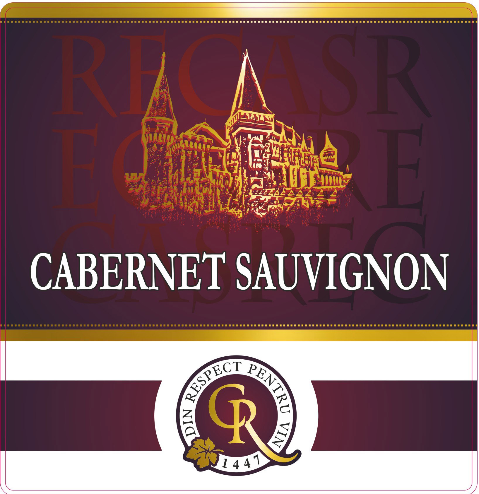 TABC label artwork for Recas Castle Cabernet Sauvignon