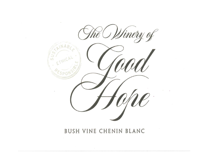 TABC label artwork for The Winery of Good Hope Bush Vine Chenin Blanc