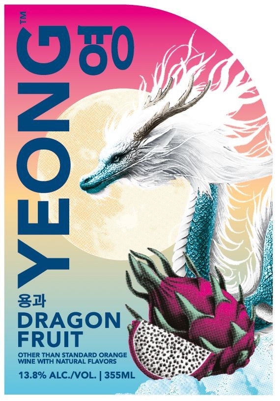 TABC label artwork for YEONG DRAGON FRUIT