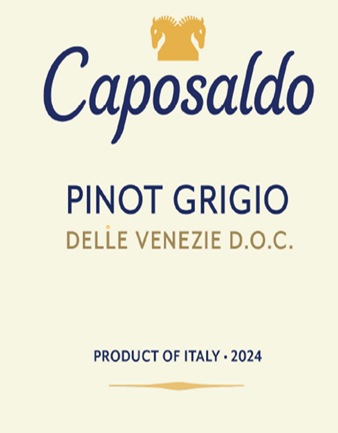 TABC label artwork for Caposaldo Pinot Grigio