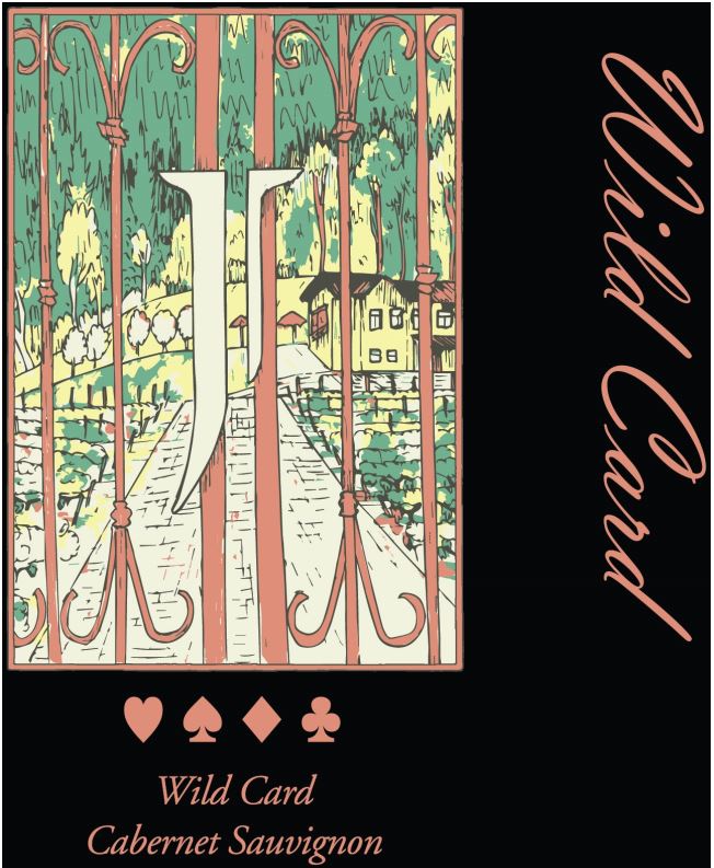 TABC label artwork for Wild Card Cabernet Sauvignon