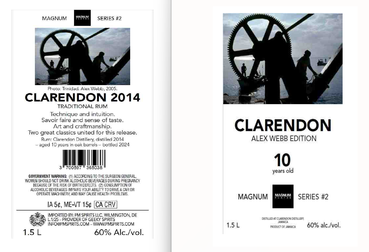 TABC label artwork for Magnum Series #2 Clarendon 10yr