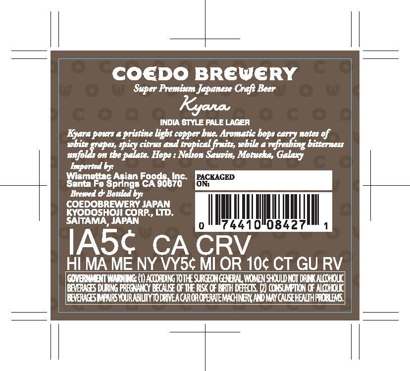 TABC label artwork for COEDO KYARA