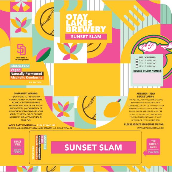 TABC label artwork for Sunset Slam