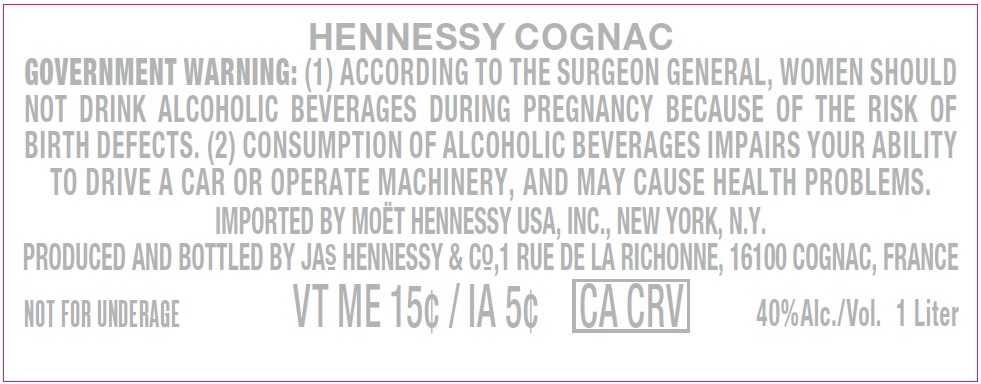 TABC label artwork for Hennessy Zodiac Horse Selection GB 2025
