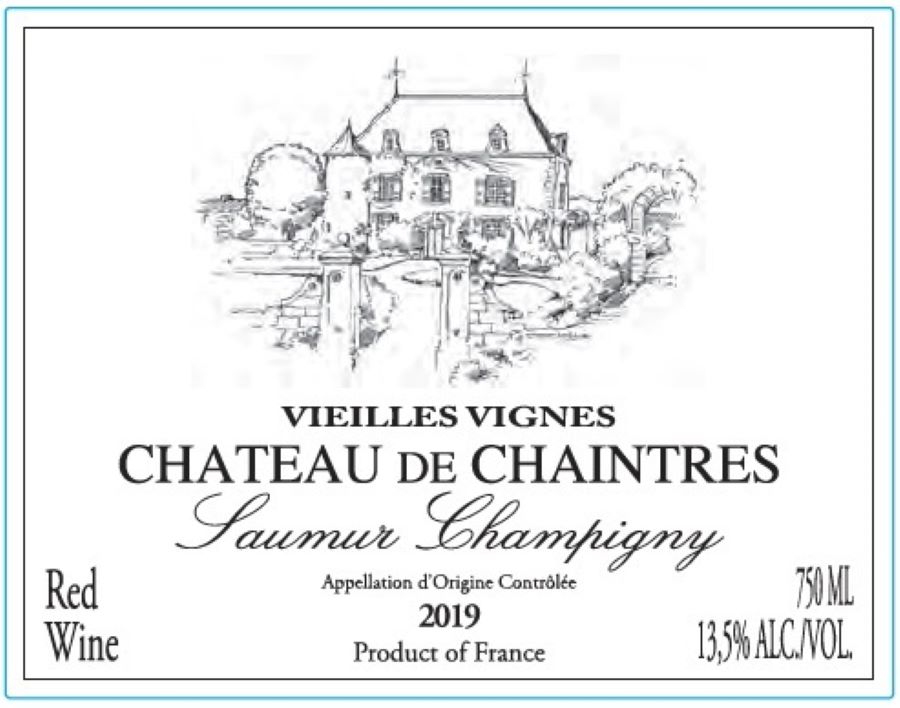 TABC label artwork for Chateau de Chaintres Saumur-Champigny Vieilles Vignes