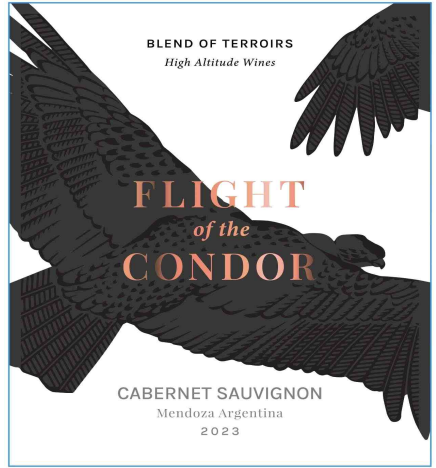 TABC label artwork for Flight of the Condor Cabernet Sauvignon
