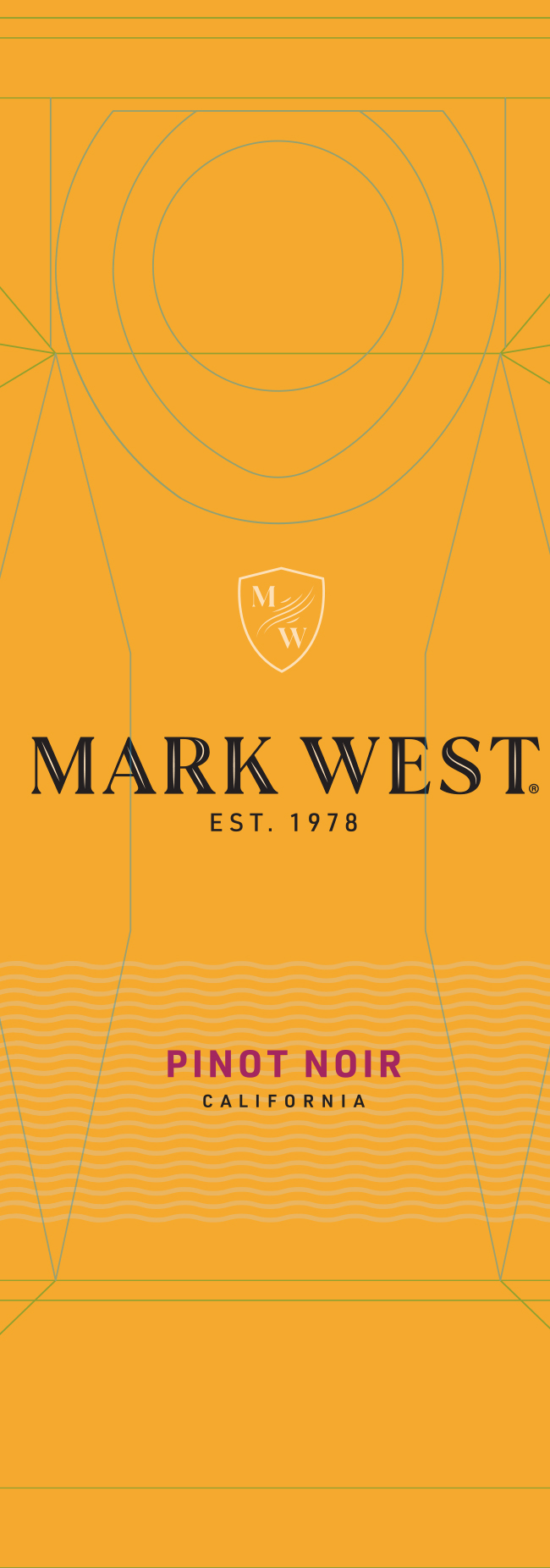 TABC label artwork for Mark West Pinot Noir California