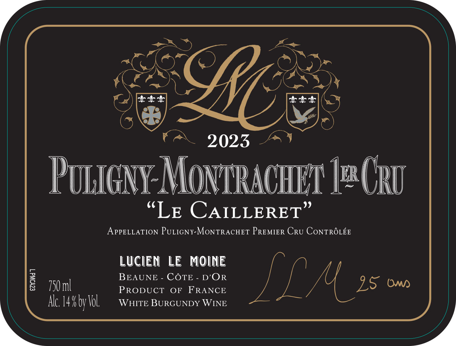 TABC label artwork for LUCIEN LE MOINE LE CAILLERET