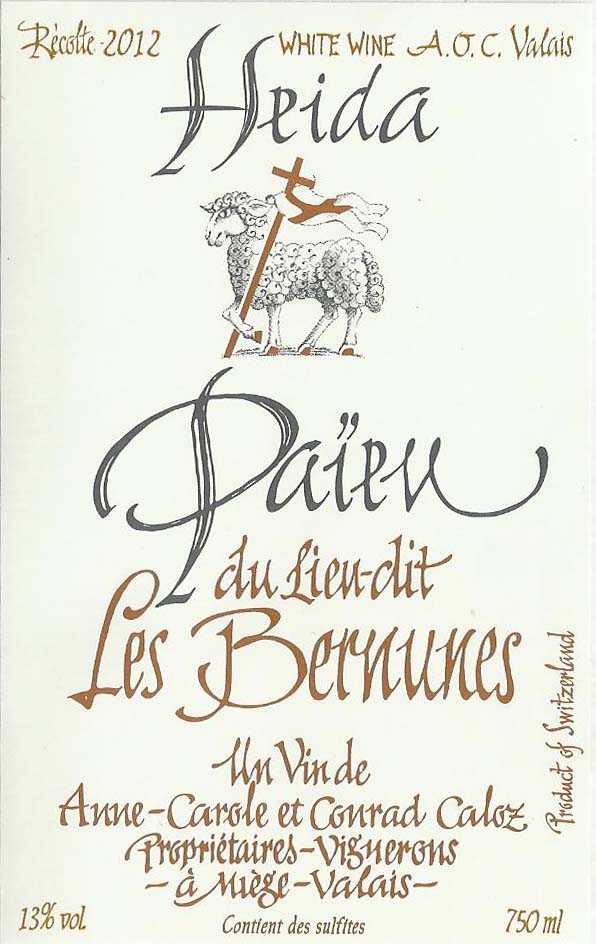 TABC label artwork for ANNE-CAROLE ET CONRAD CALOZ