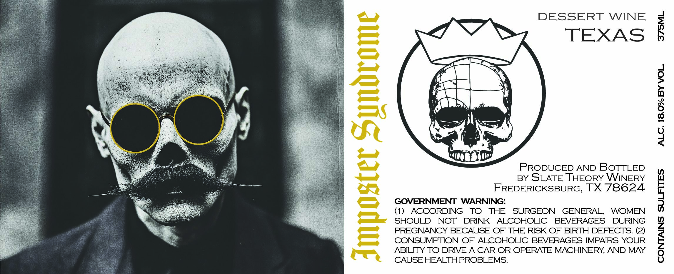 TABC label artwork for Imposter Syndrome