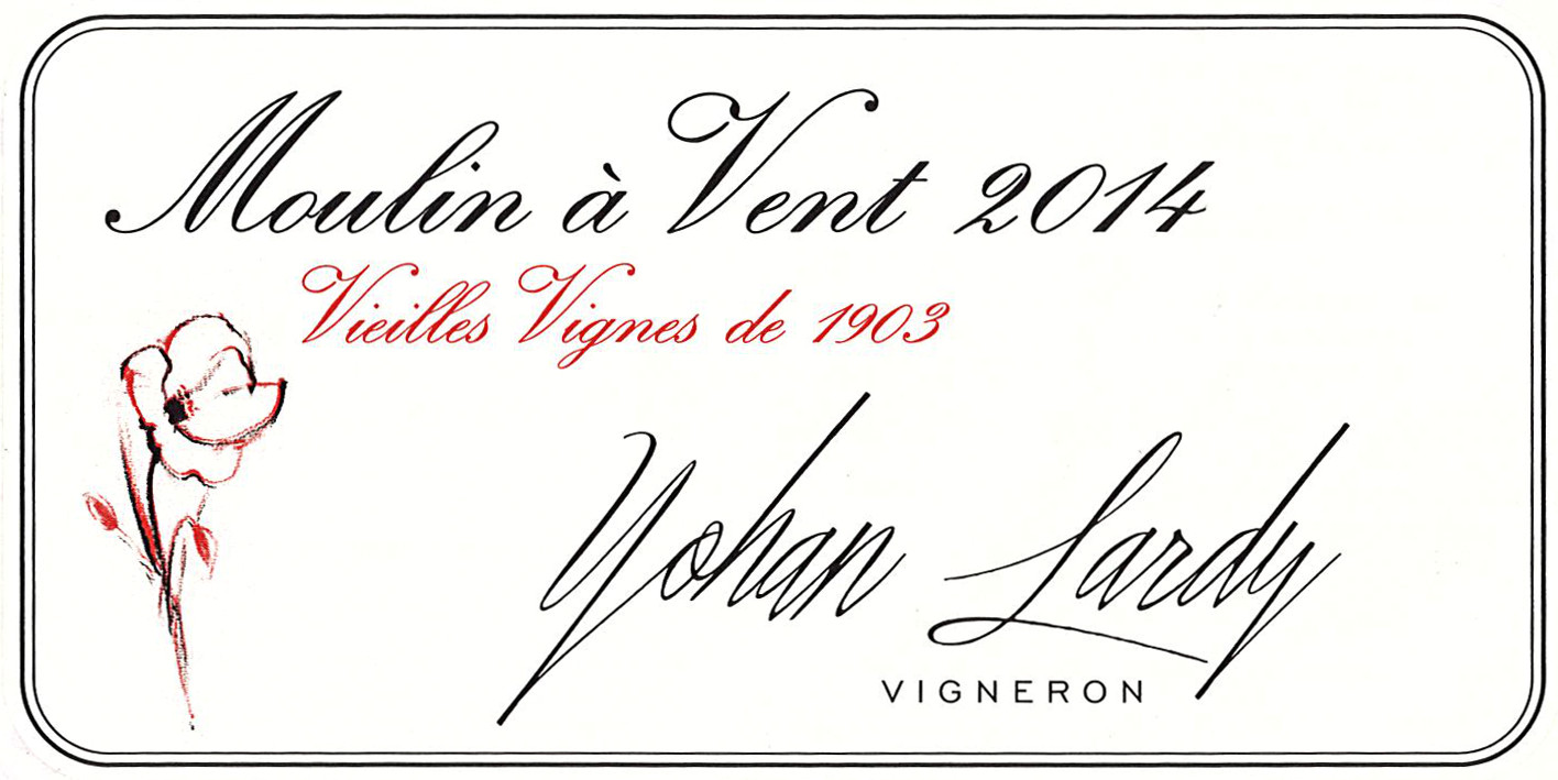 TABC label artwork for YOHAN LARDY 1903