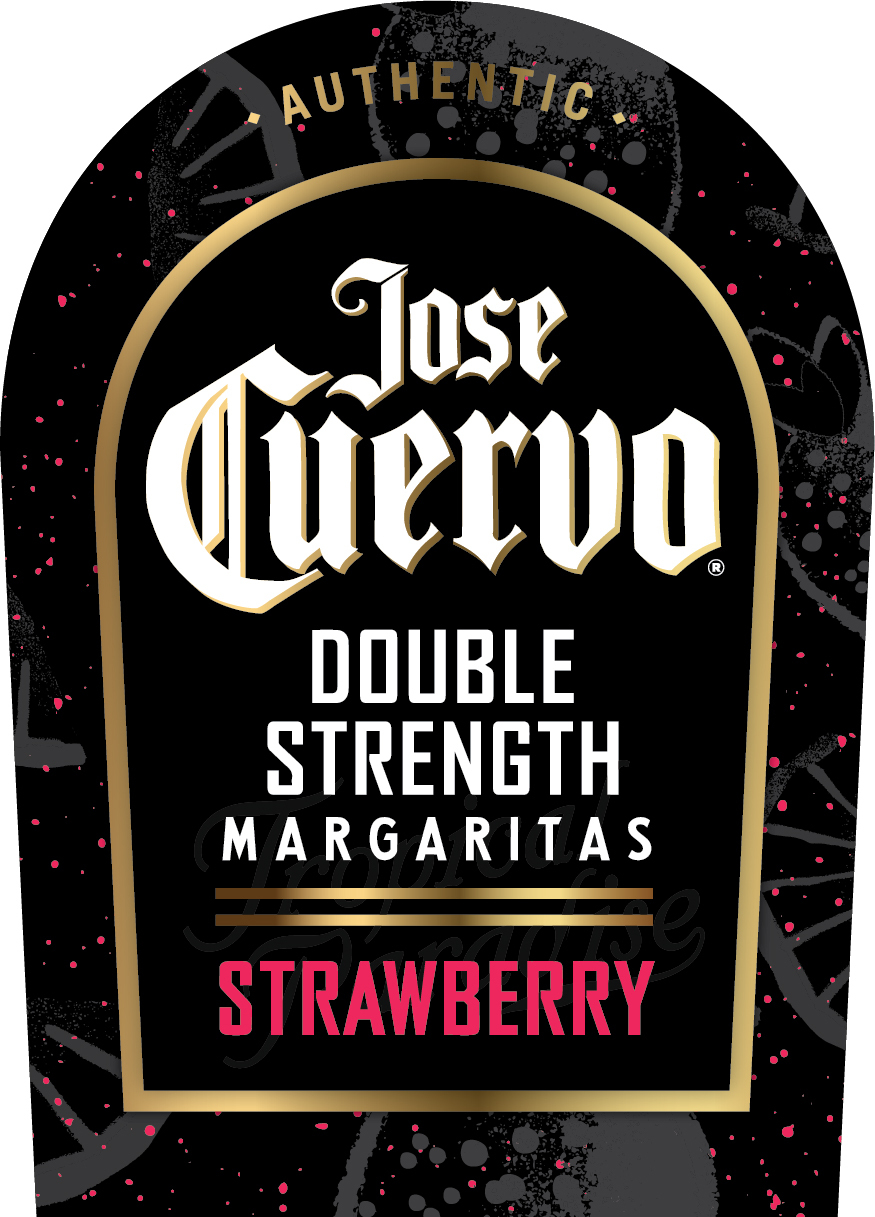 TABC label artwork for Jose Cuervo Authentic Strawberry Double Strength
