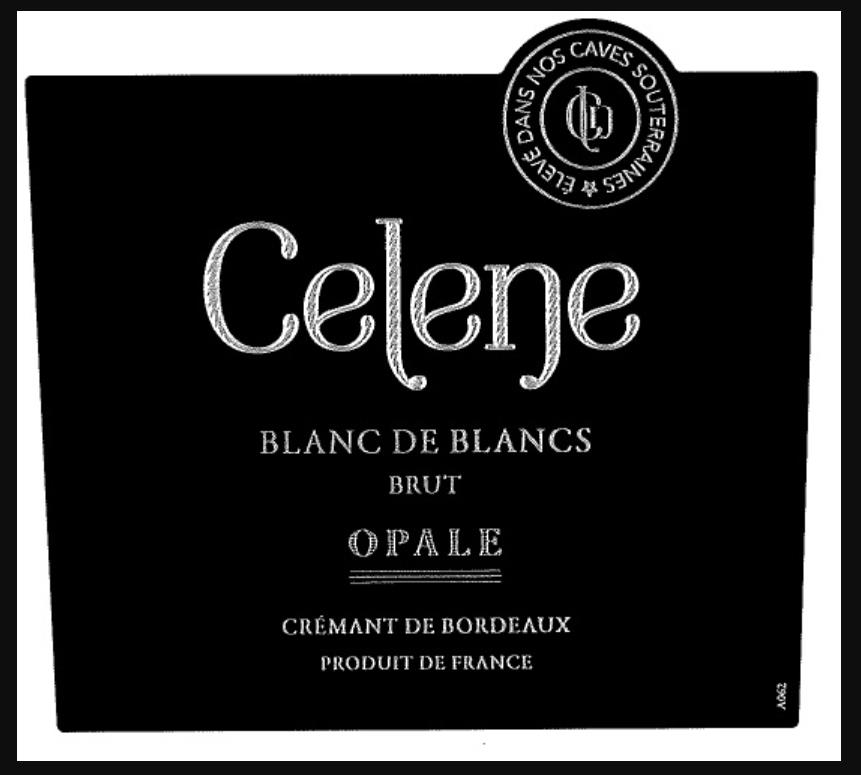 TABC label artwork for CELENE OPALE CREMANT DE BORDEAUX