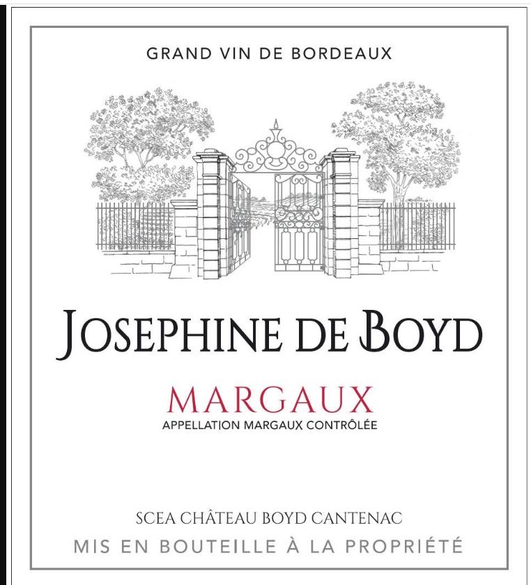 TABC label artwork for JOSEPHINE DE BOYD MARGAUX