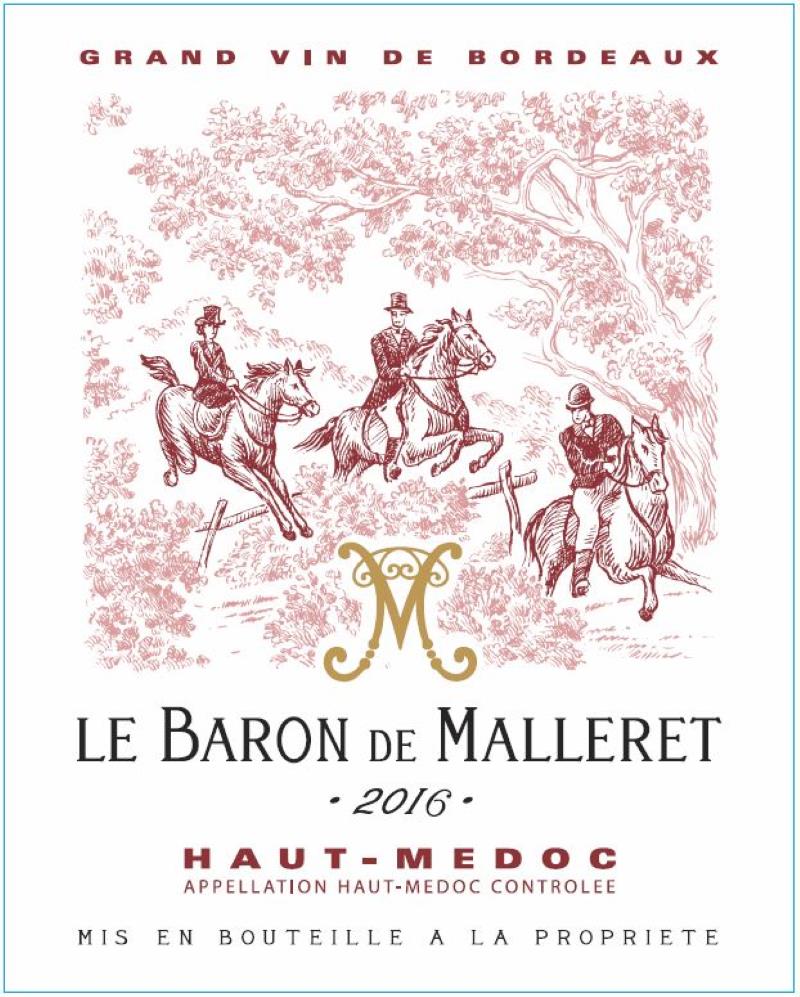 TABC label artwork for LE BARON DE MALLERET HAUT MEDOC