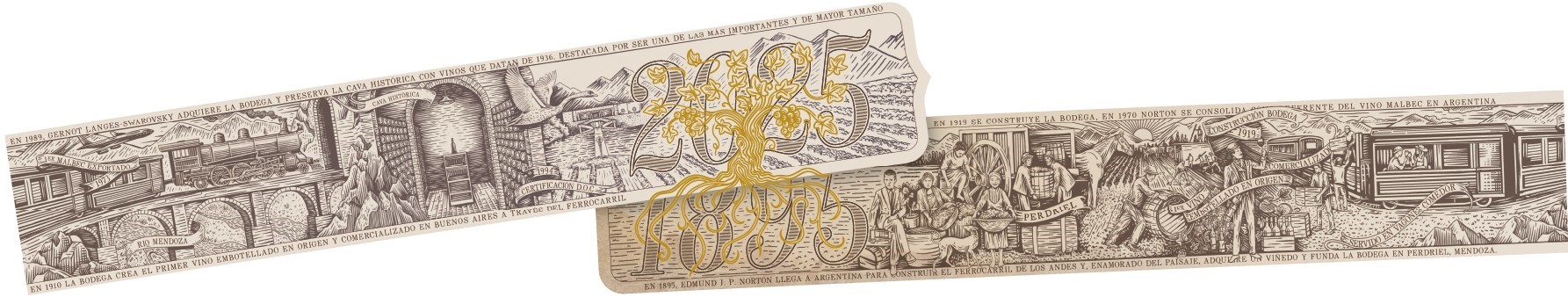 TABC label artwork for NORTON 130 ANOS MALBEC