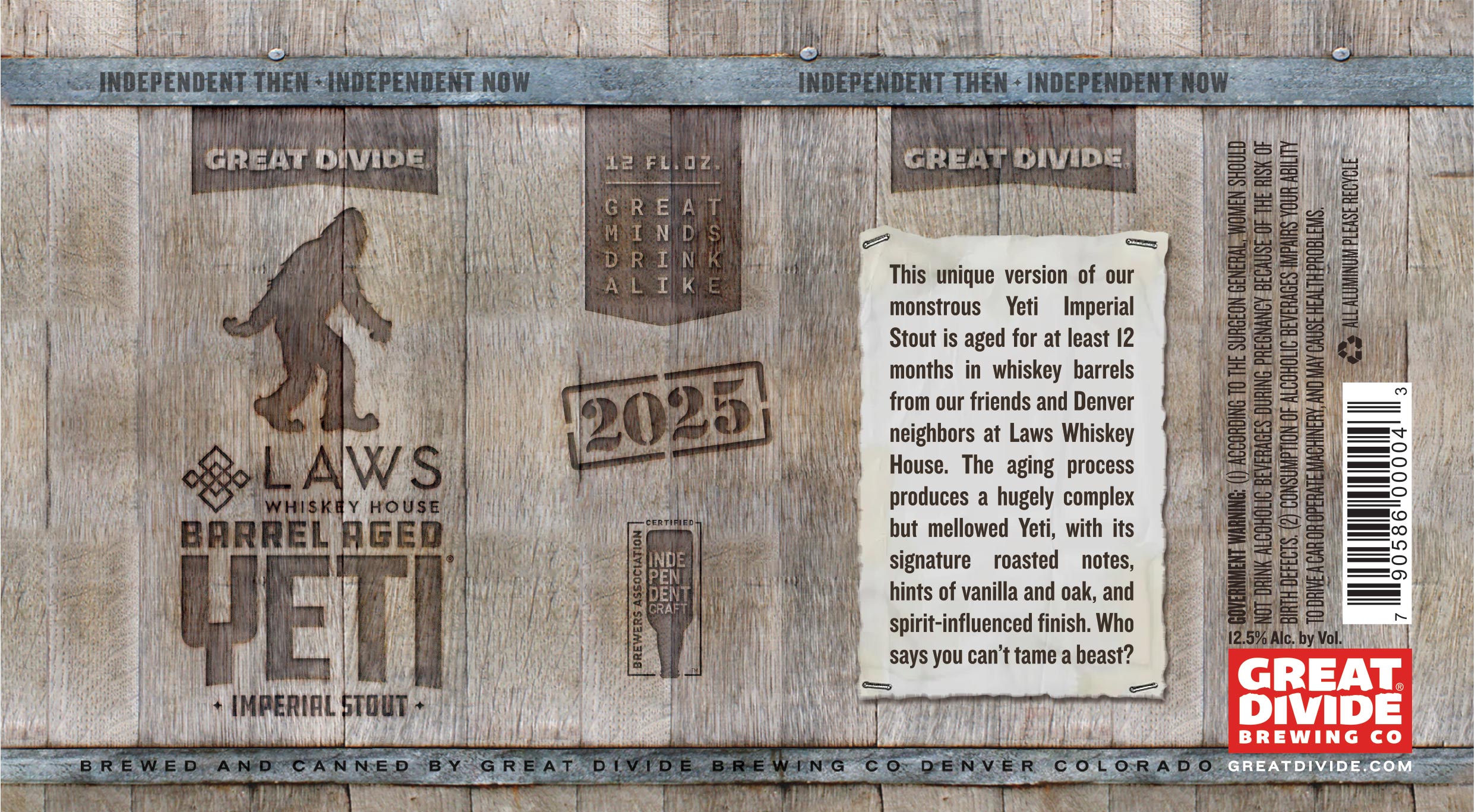 TABC label artwork for BARREL-AGED YETI IMPERIAL STOUT