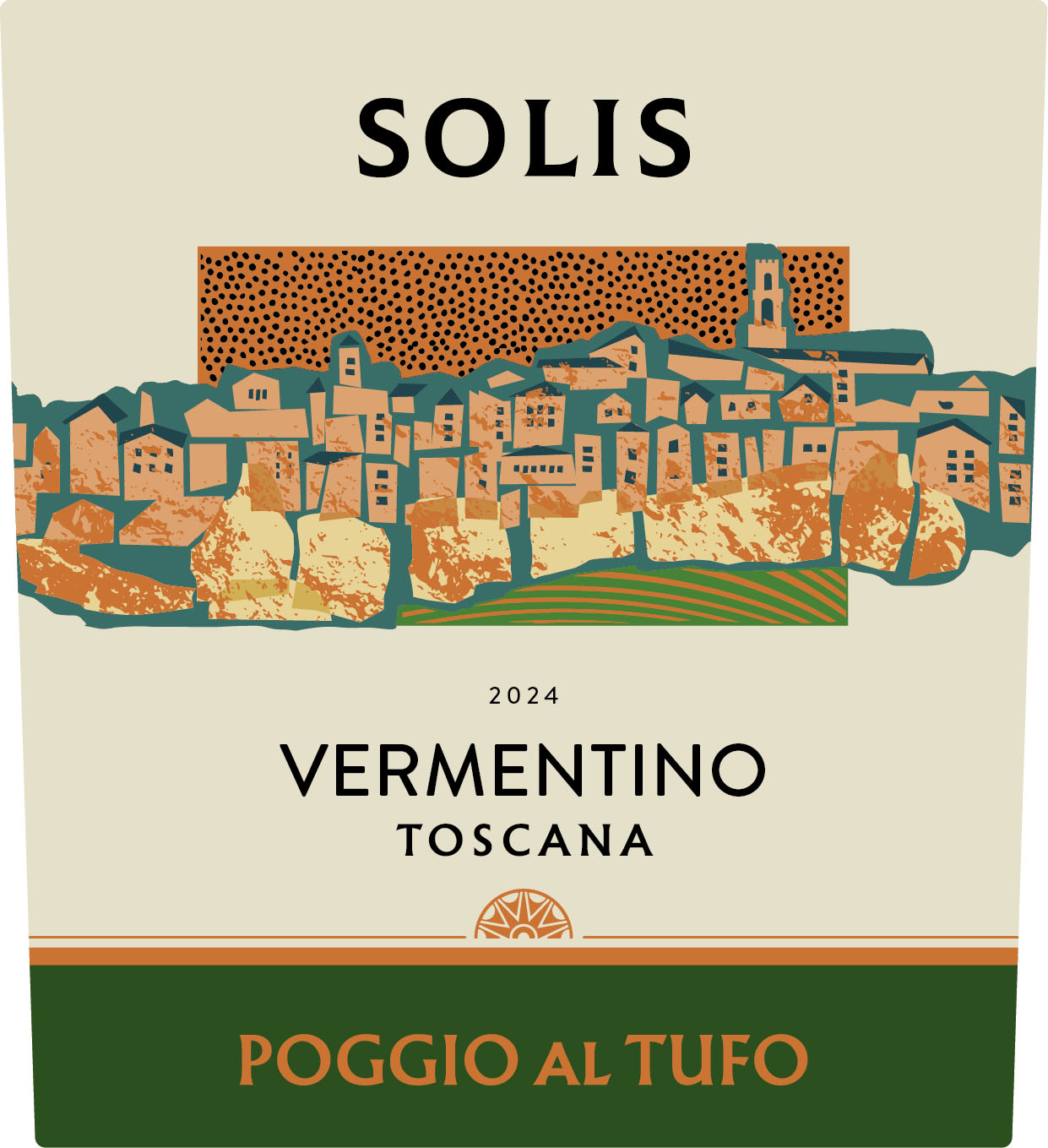 TABC label artwork for Solis Vermentino