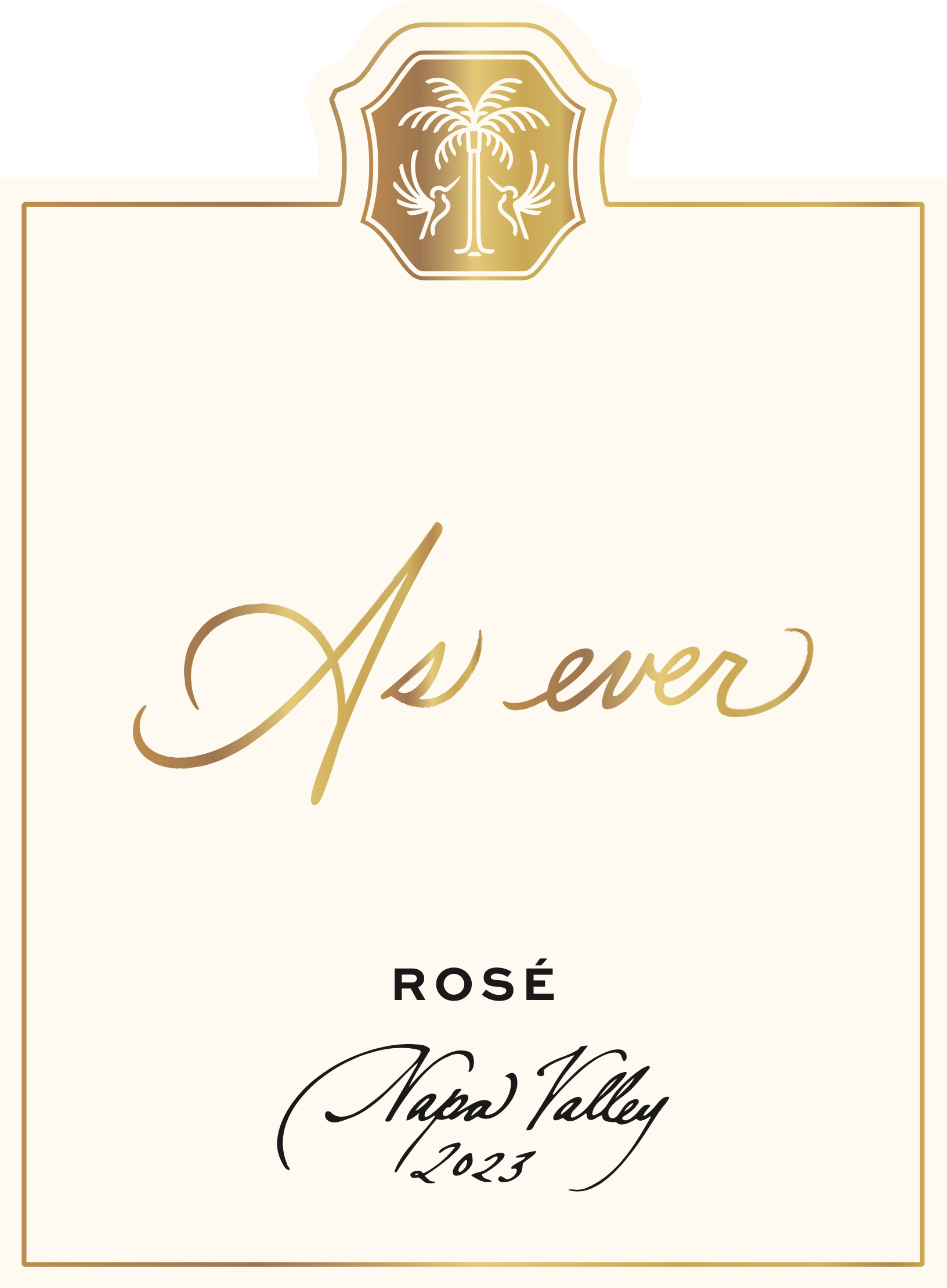 TABC label artwork for As ever Rose